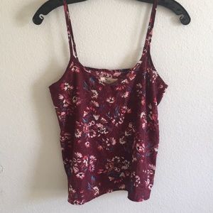 Hollister floral tank top